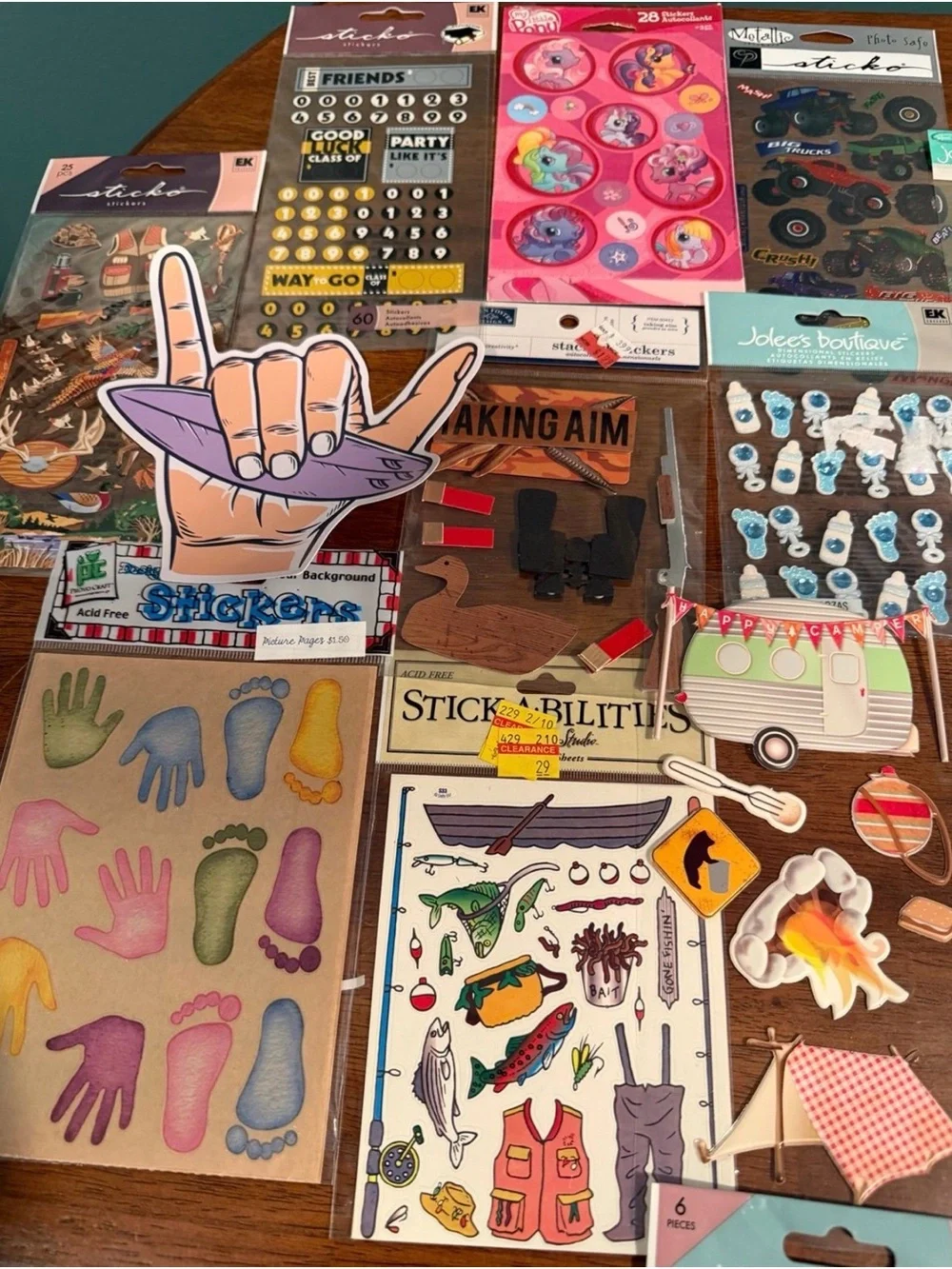 Jolees Boutique, Sticko, Disney and so many more! Sticker lot #9